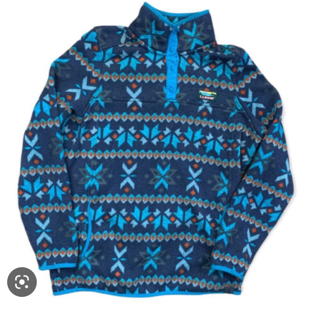 Cozy LL Bean, Womens, fleece lined pullover, medium